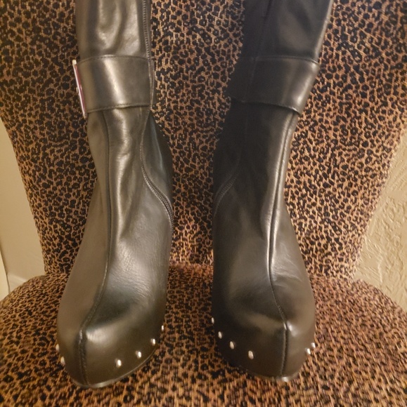 Leather boots S 8-8.5 NEW - Picture 7 of 8